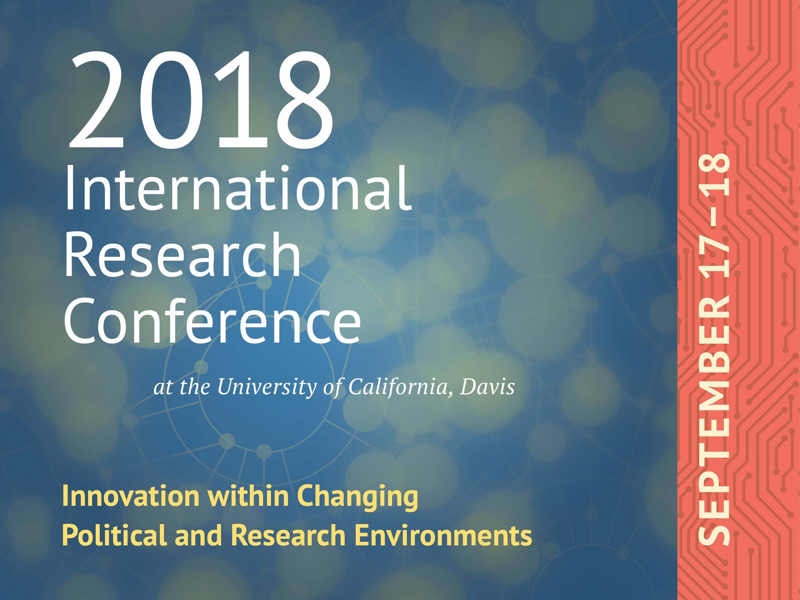 Conference logo September 17-18 2018 International Research Conference