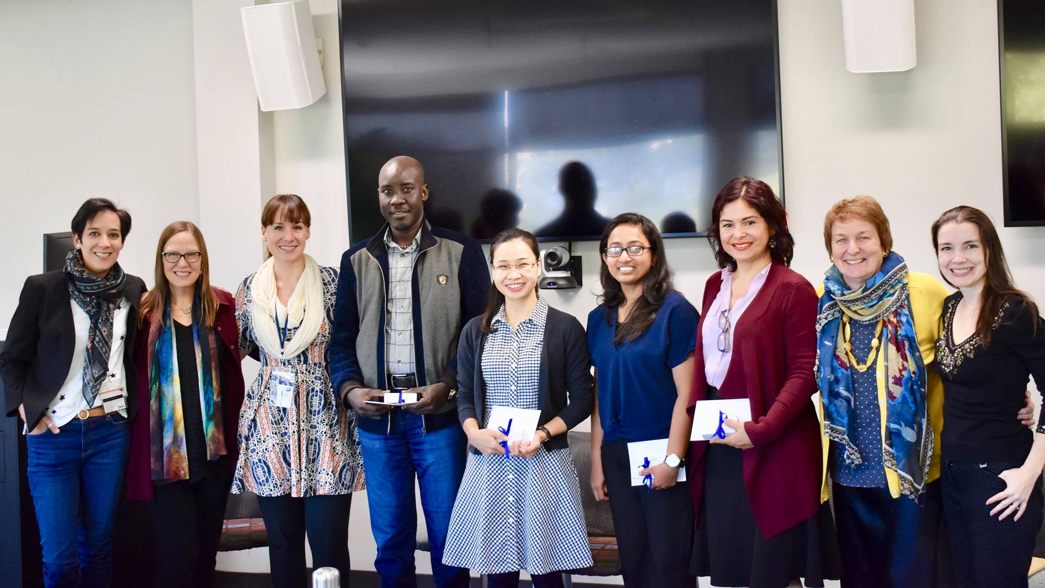Humphrey Fellows with Global Affairs staff