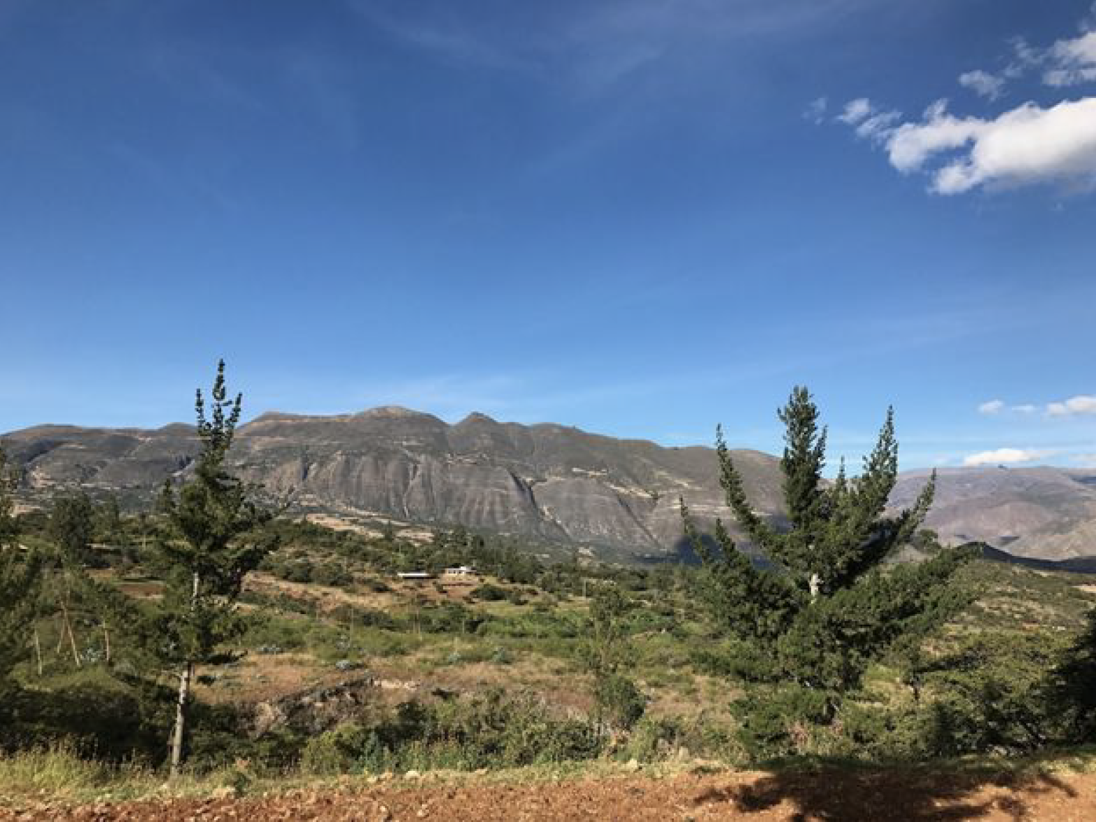 A view from La Huaylla in Peru.