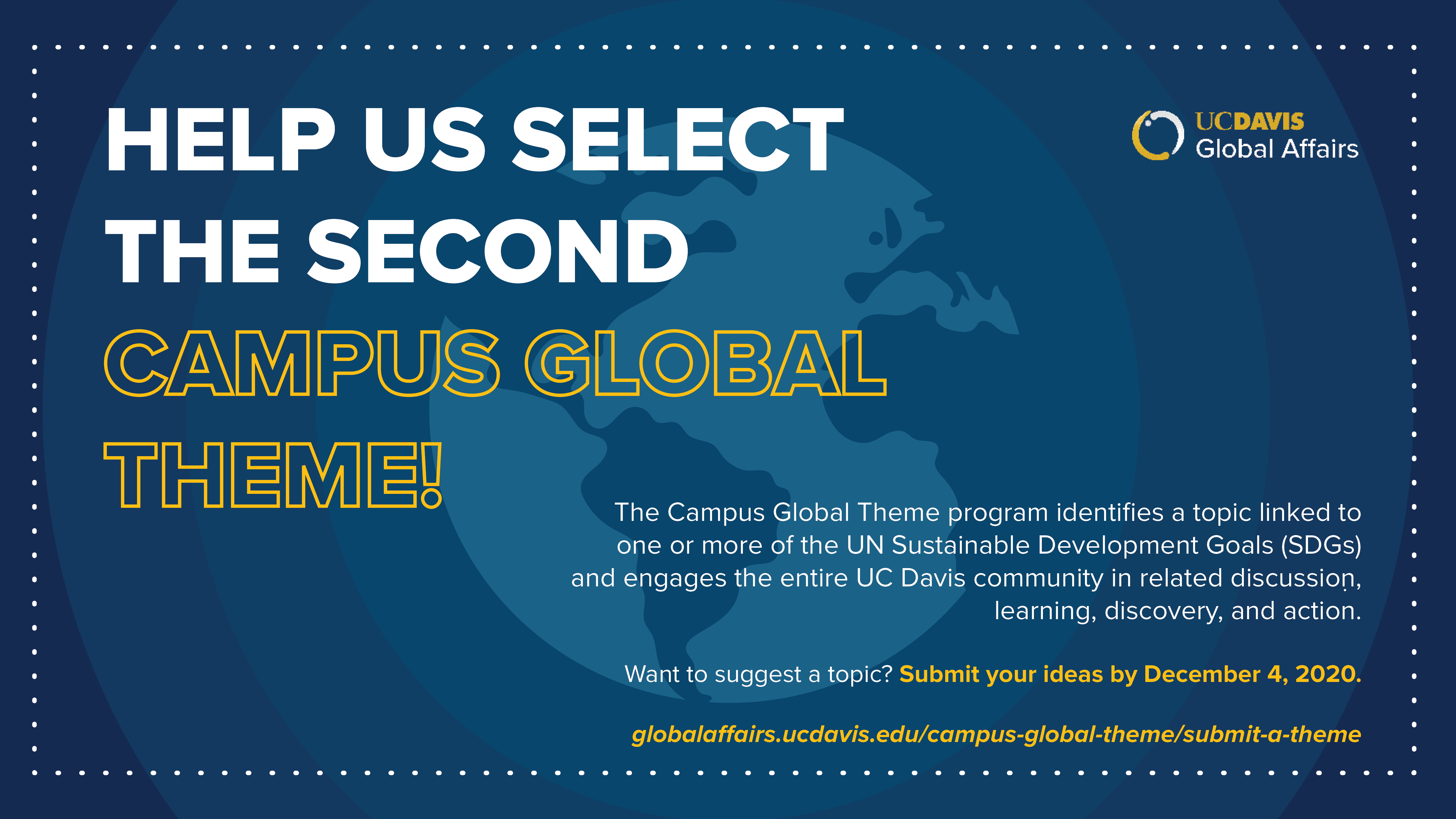 Help us select the second campus global theme