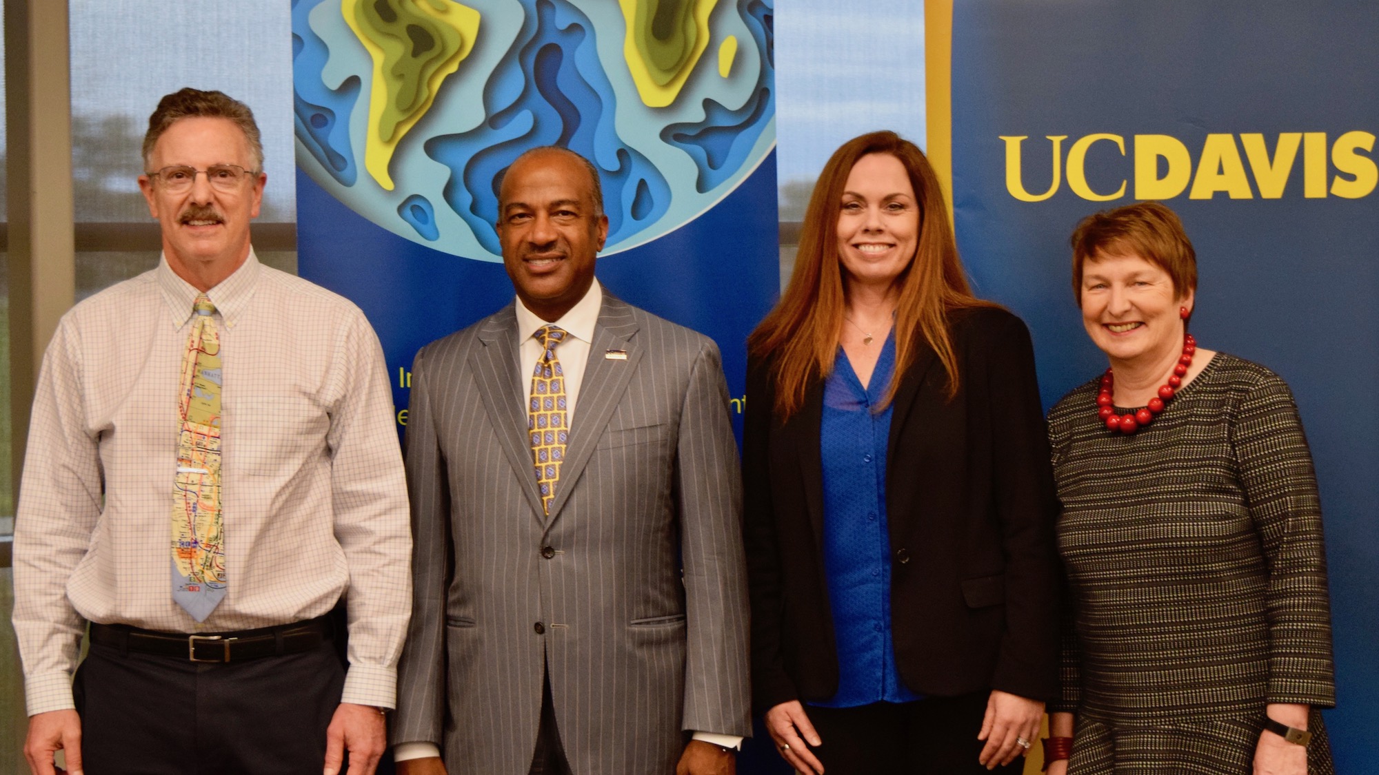 Chancellor's awardees with Chancellor May and Associate Chancellor Regulska