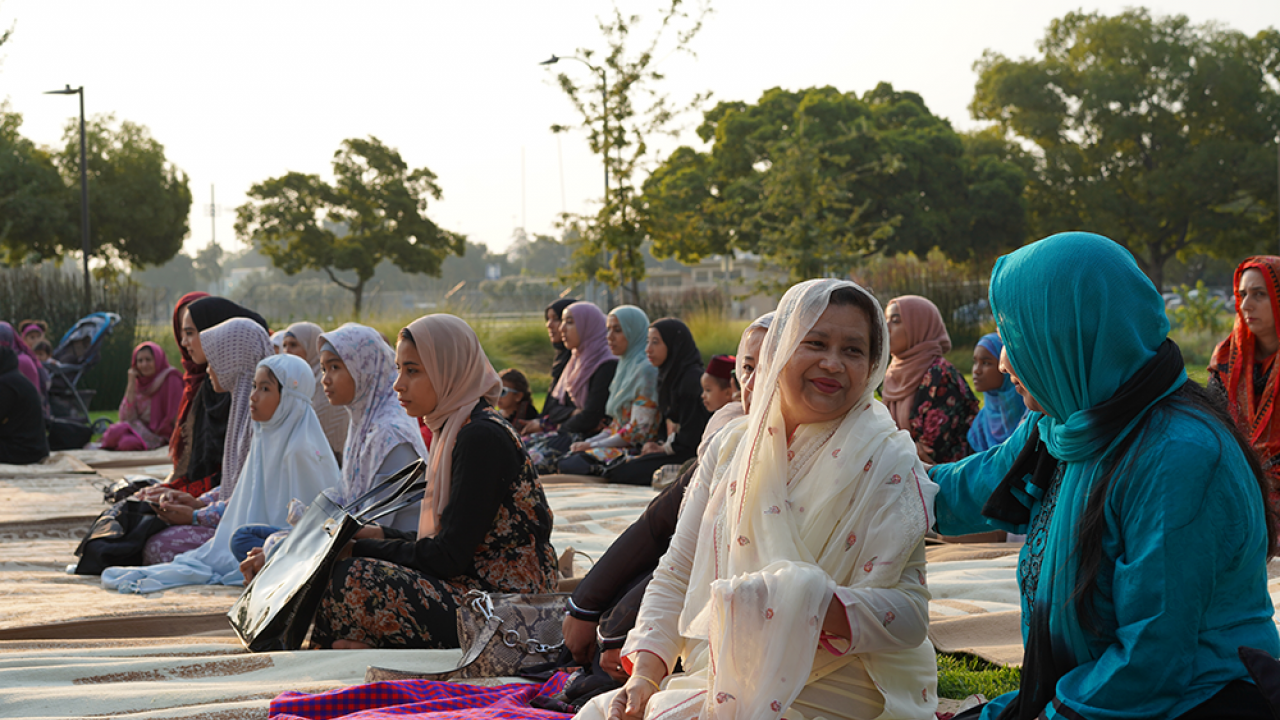 students at eid