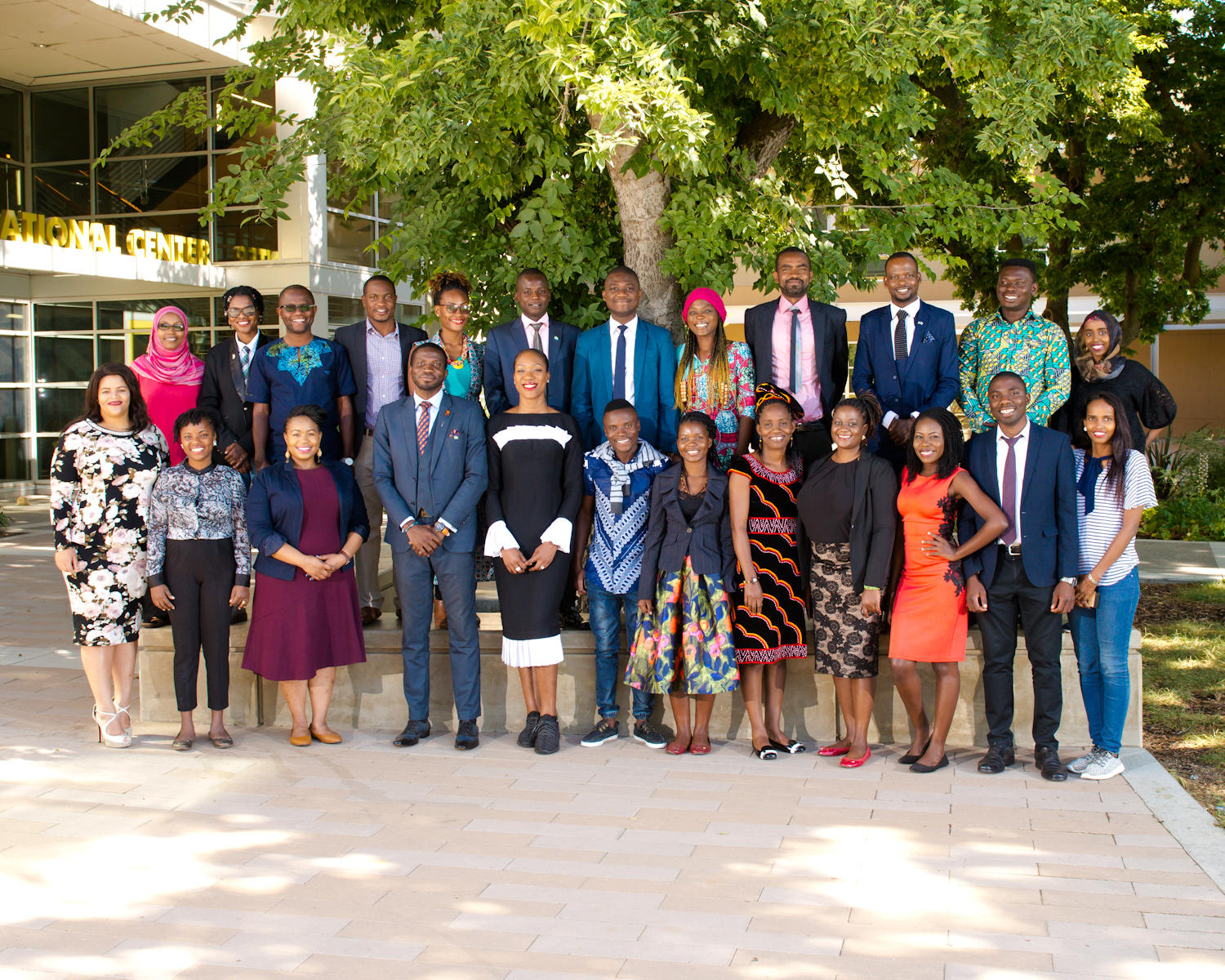 2018 Mandela Fellow Group Photo at International Center