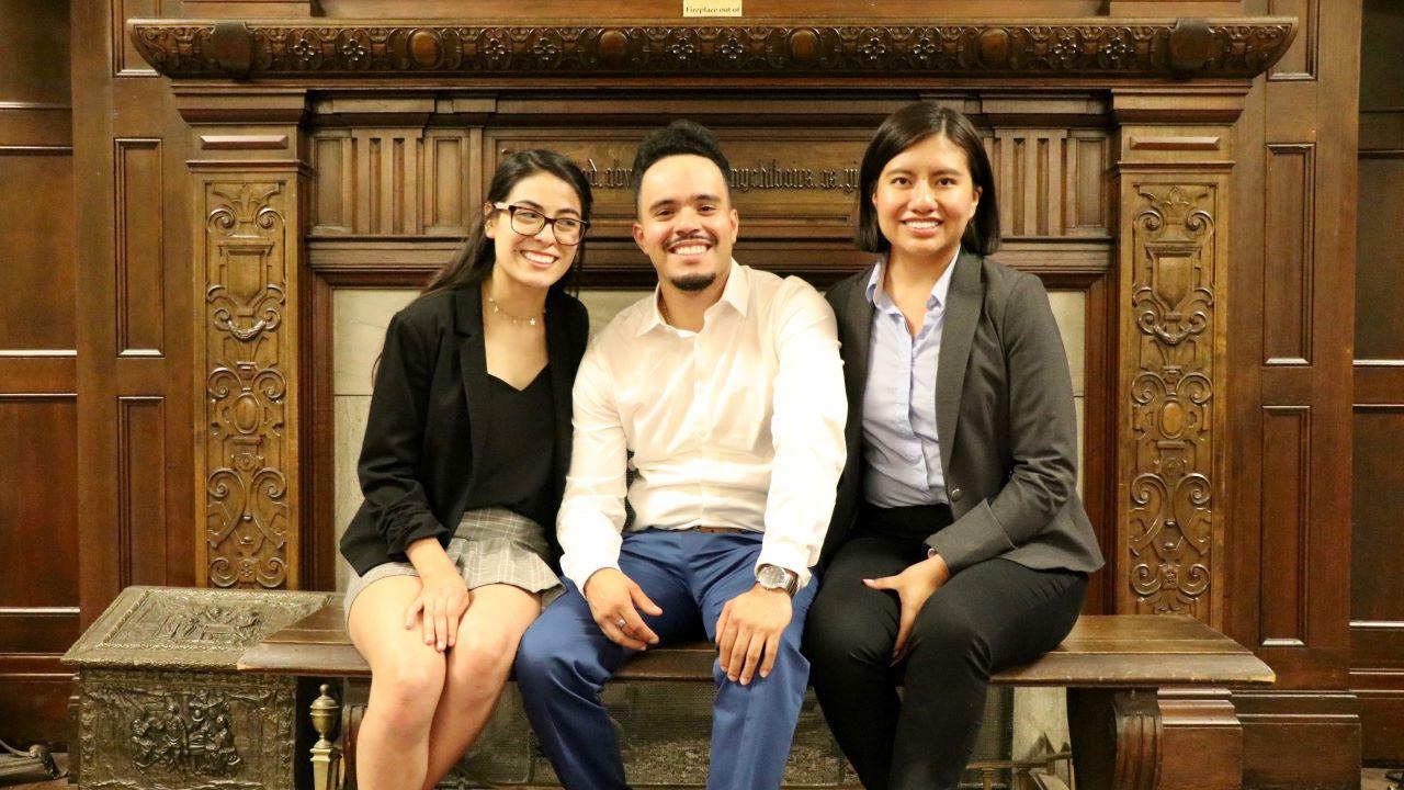 UC Davis students at the 2019 APRU Undergraduate Leaders’ Program, from left to right: Christal Juarez (Anthropology, College of Letters and Science), Ivan Rocha (Psychology, College of Letters and Science), Maria Arteaga (Managerial Economics, College of Agricultural and Environmental Science).