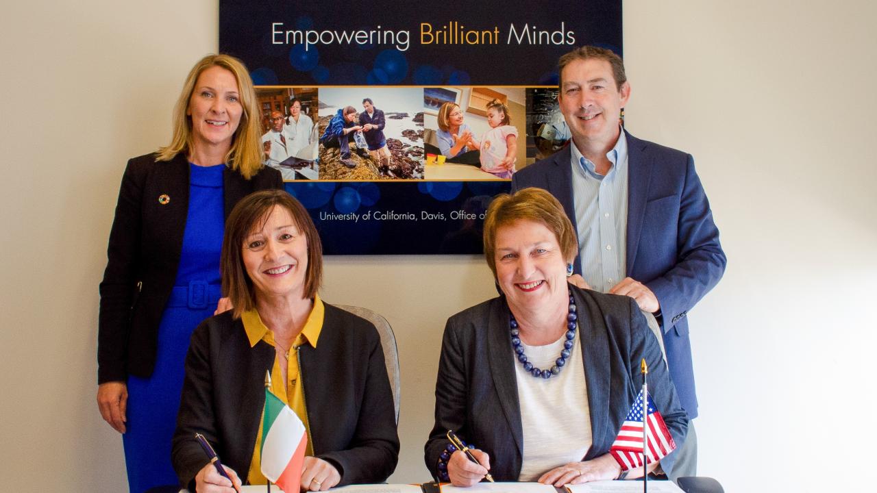 UCD and UC Davis 2019 Agreement Signing