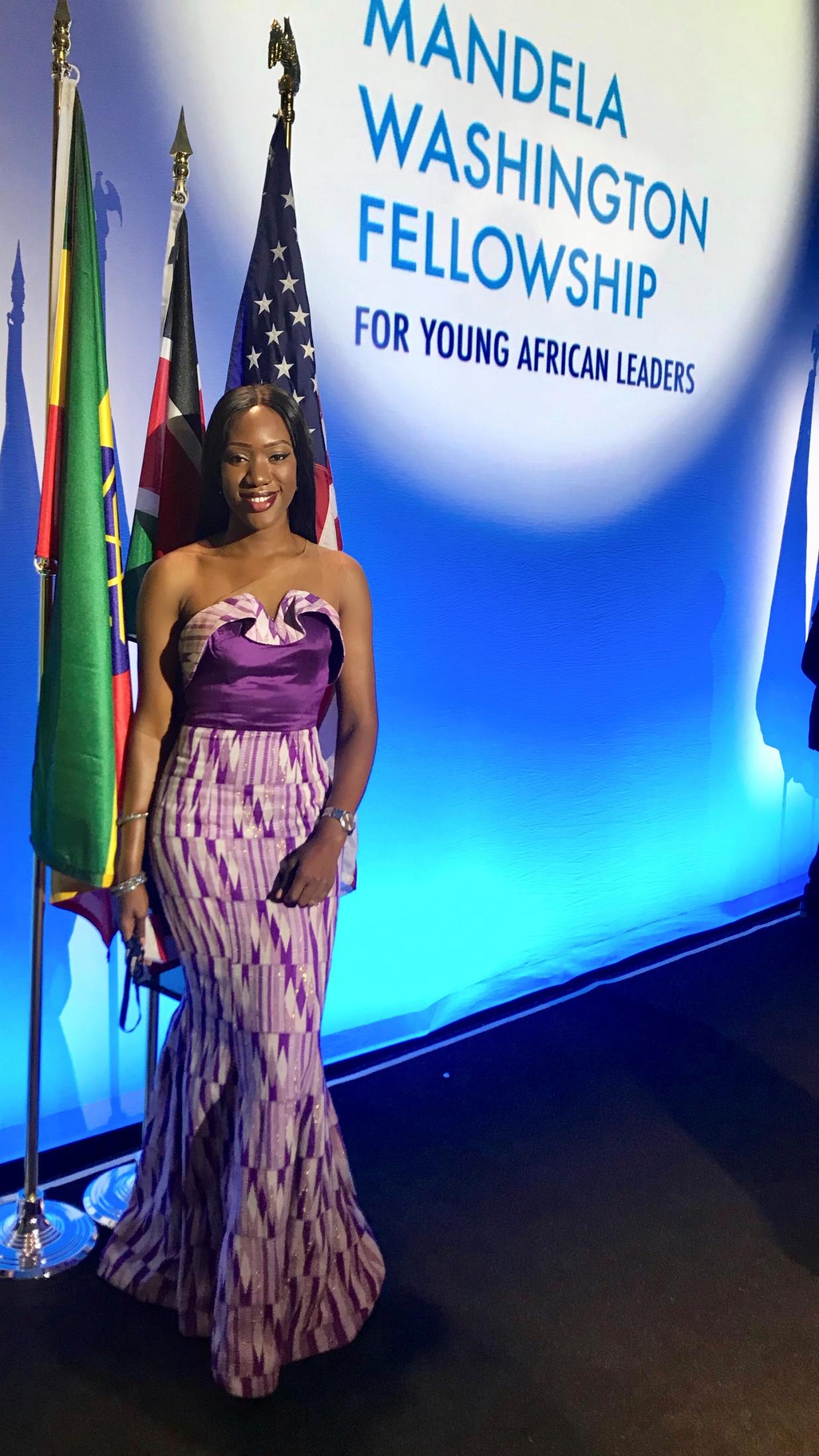 Ufere at Mandela Washington Fellowship Summit in Washington, D.C.