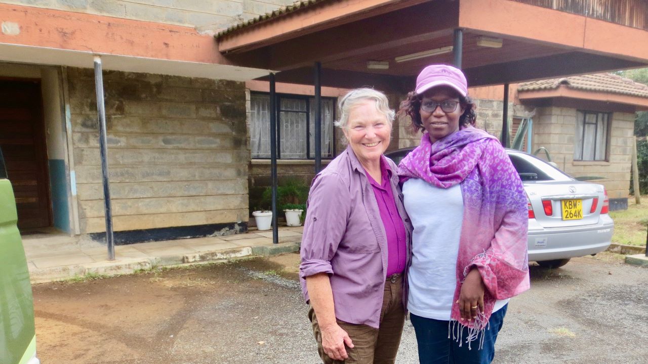 Visiting with Former UCD Humphrey Scholar, Roselyn Onyuro, Acting Principal Kenya Wildlife Training Institute, Lake Naivasha, Kenya, 2018 