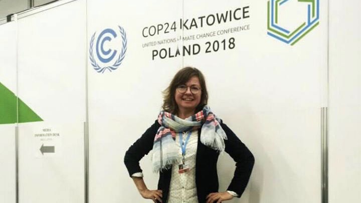 Angelina at COP24 conference