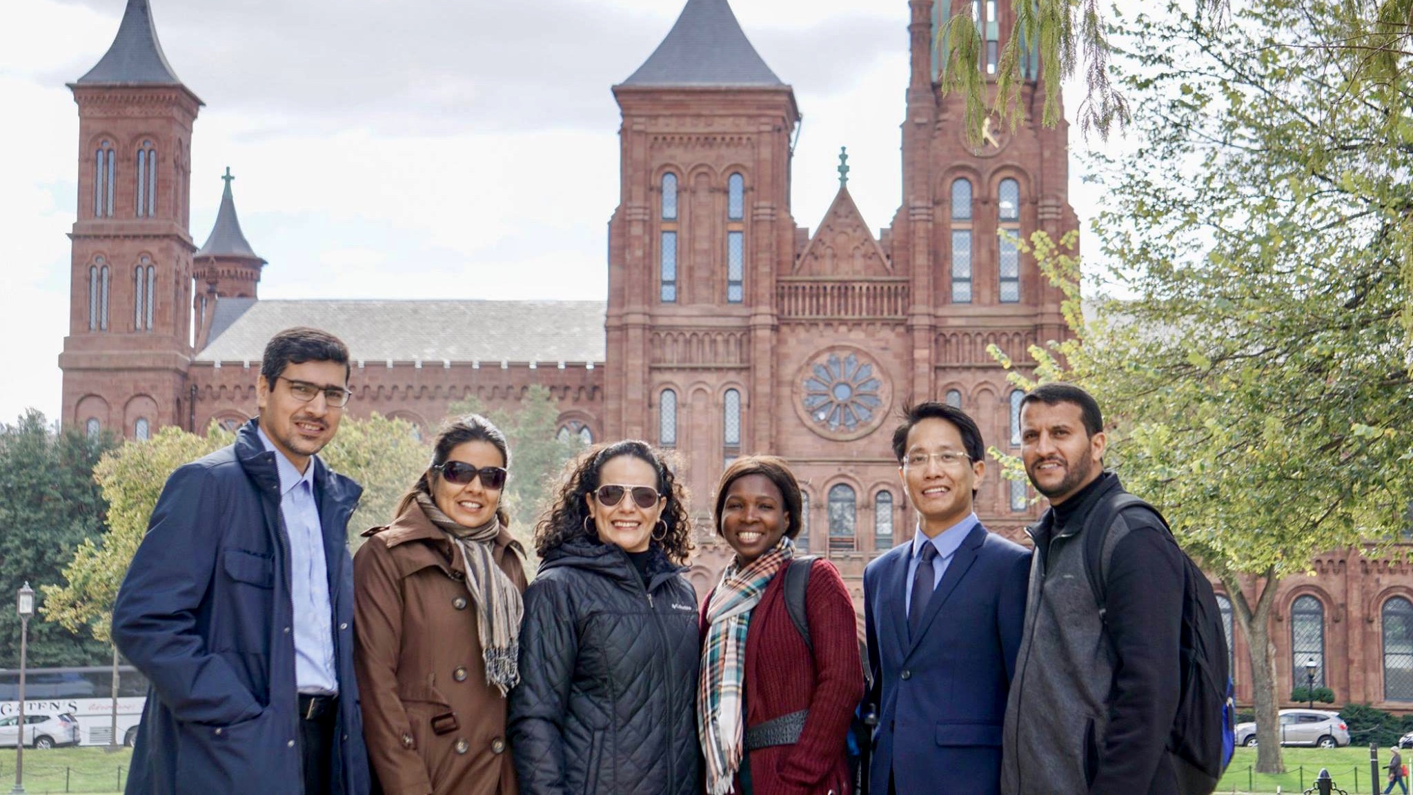 Humphrey fellows at museum