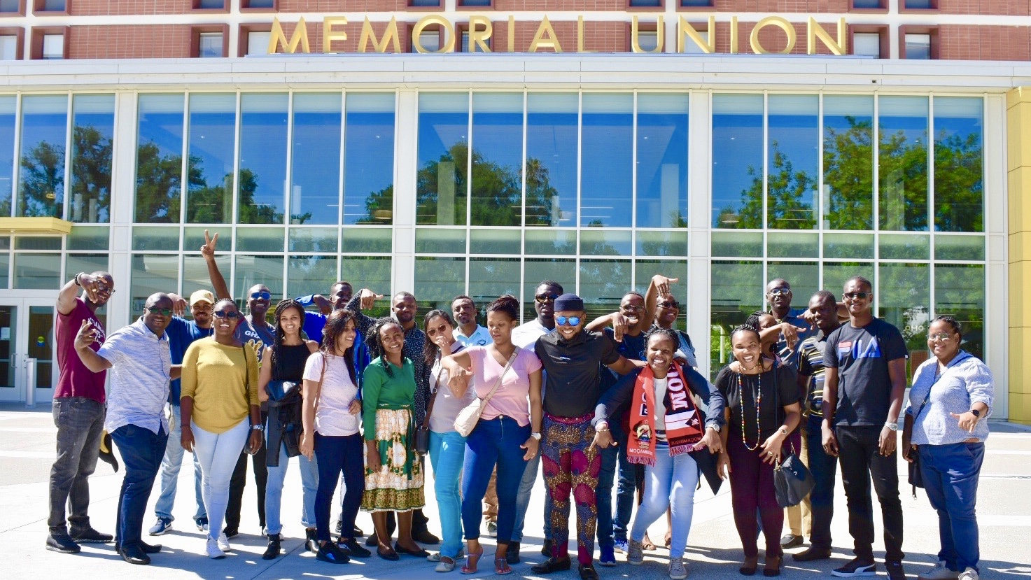 UC Davis Mandela Fellows at Memorial Union