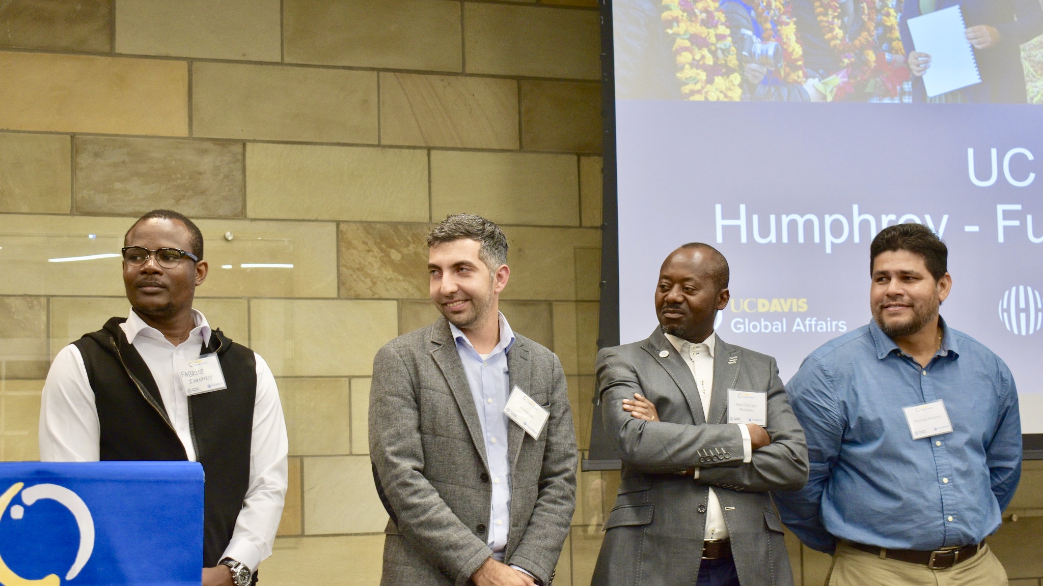 Humphrey Fellows introducing themselves