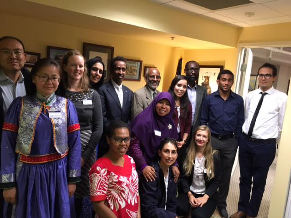 Humphrey Fellows Group with Somali Ambassador