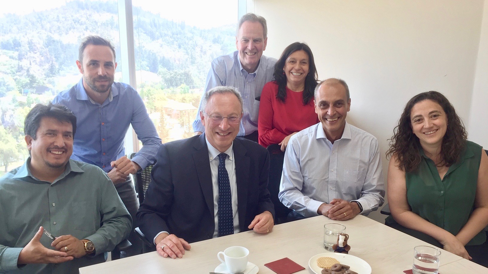 Provost with UC Davis Chile team