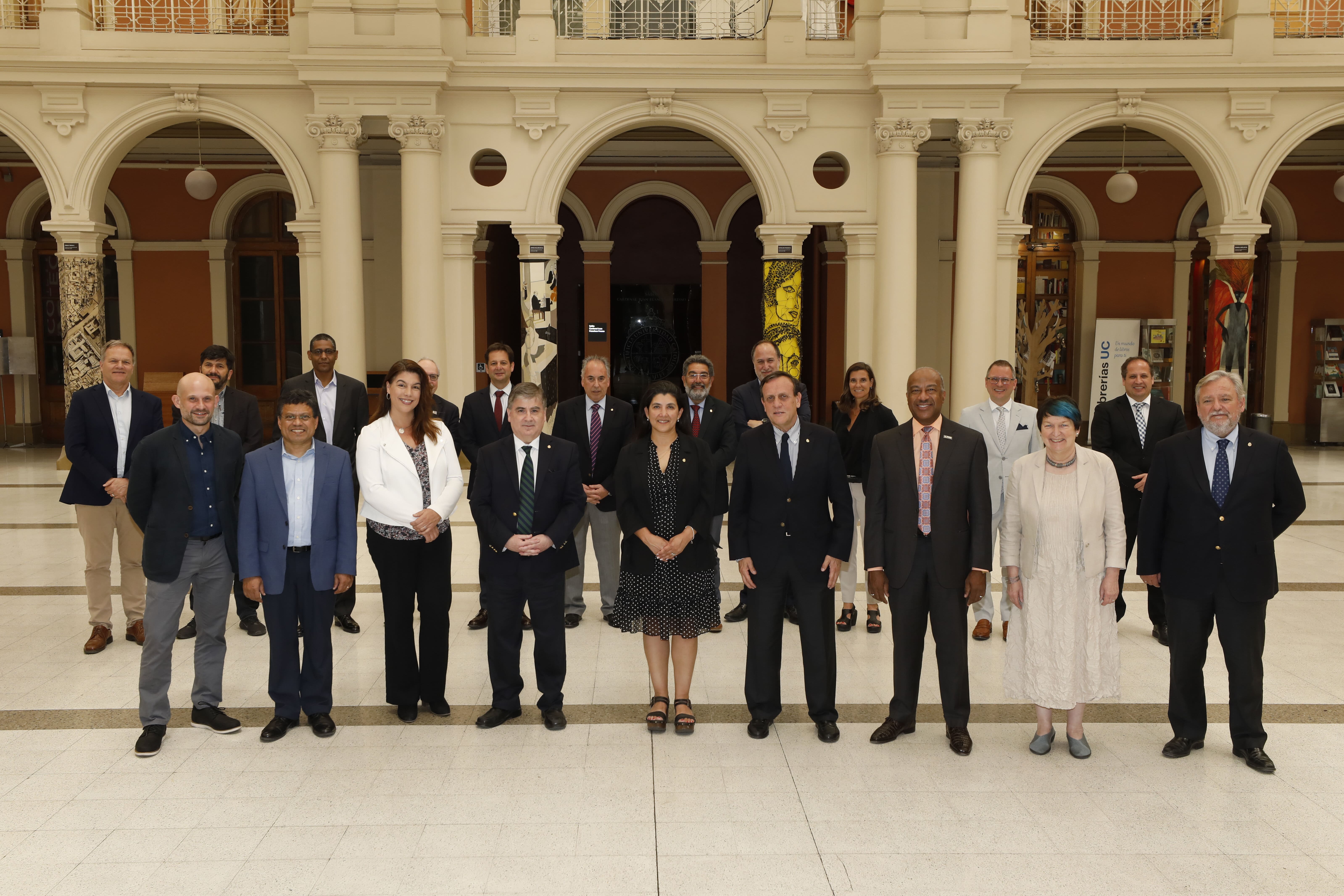 UC Davis delegation with leadership from Pontificia Universidad Católica de Chile.