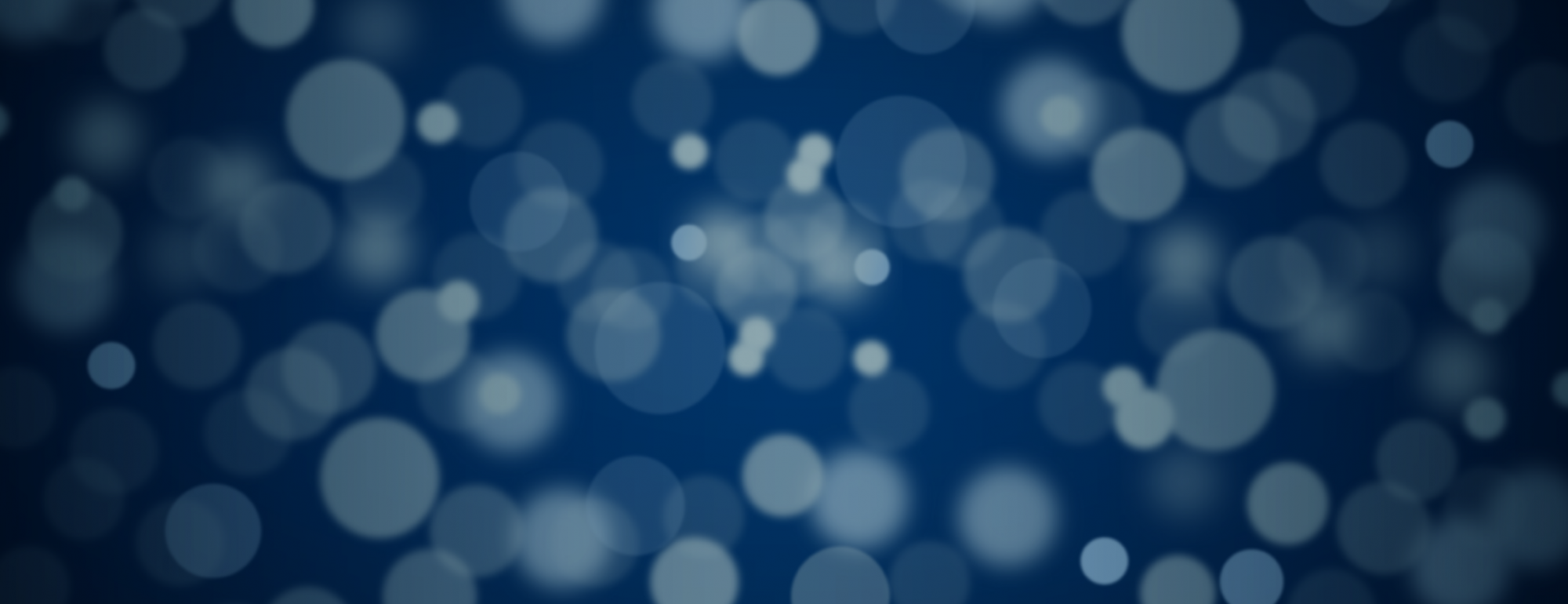 Blue graphic with white circles