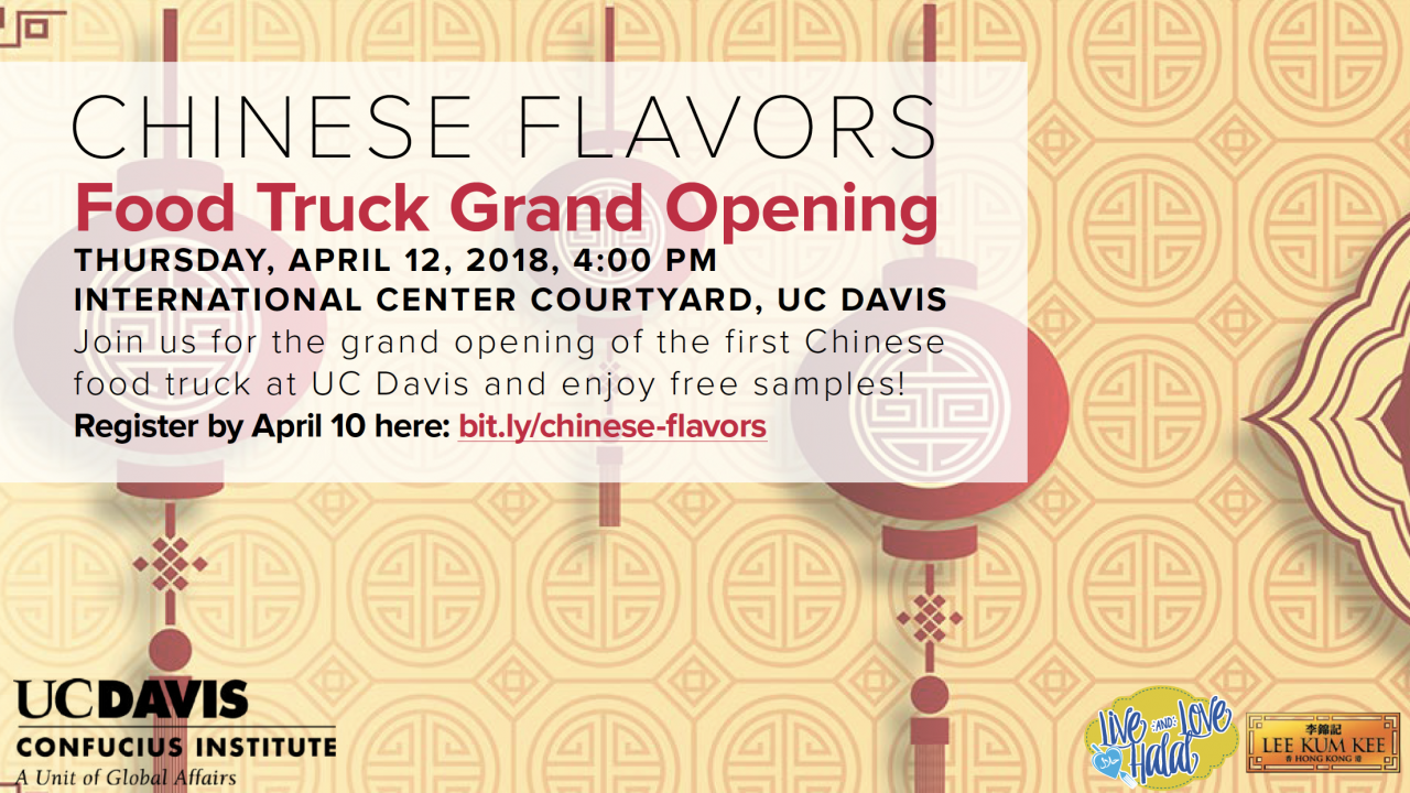 Confucius Institute Chinese Flavors Graphic