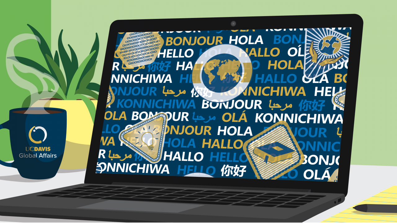 Laptop with global learning 
