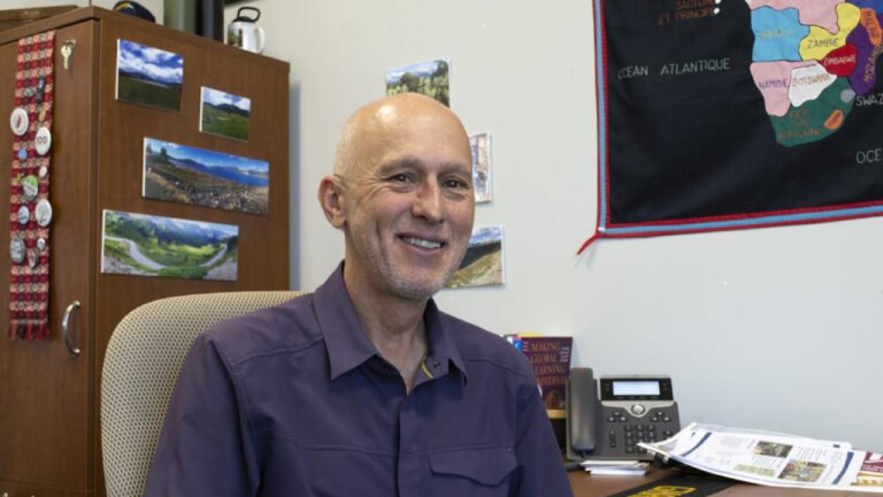 Former Davis Mayor Robb Davis works for UC Davis Global Affairs, stepping into a new position in fall 2019 as the campus’s first Director for Intercultural Programs. Caleb Hampton/Enterprise photo Former Davis Mayor Robb Davis works for UC Davis Global Affairs, stepping into a new position in fall 2019 as the campus’s first Director for Intercultural Programs. Caleb Hampton/Enterprise photo