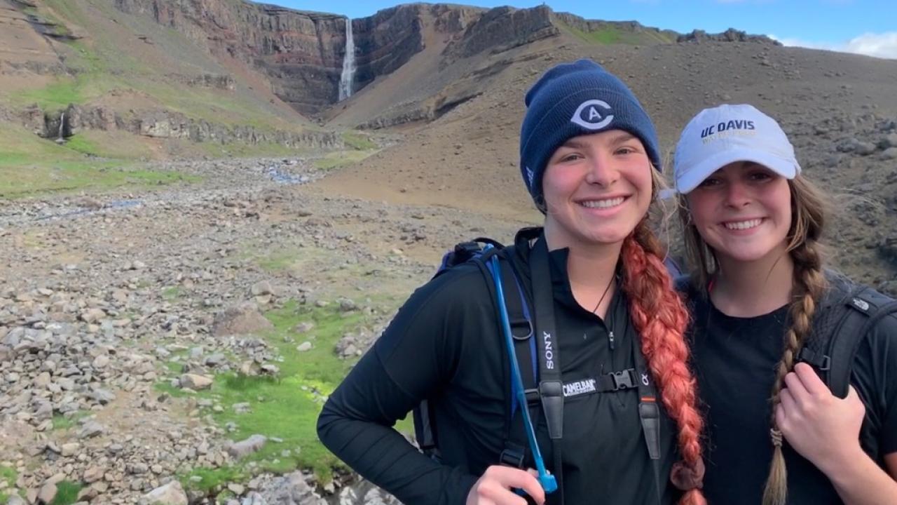 Julia Hartmann and Allyson Clague Study Abroad in Iceland Julia Hartmann and Allyson Clague in Iceland