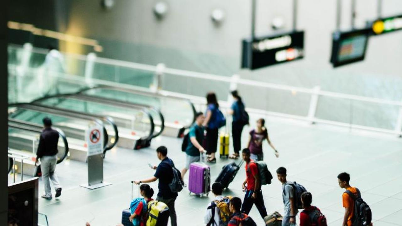Airport travelers