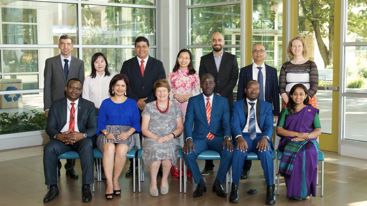 2019-20 UC Davis Hubert H. Humphrey Fellows.