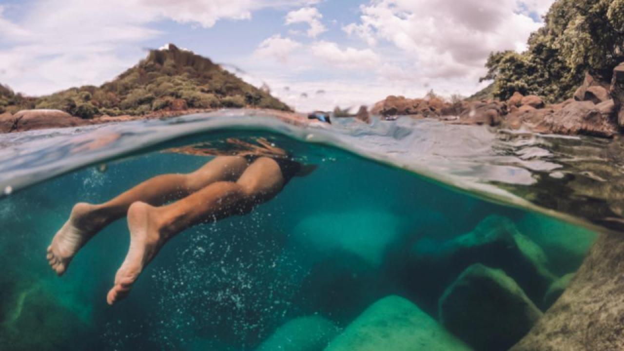 The azure waters of Lake Malawi, Malawi, where Matthew Dea swam during study abroad. (Matthew Dea) Photo by Matthew Dea