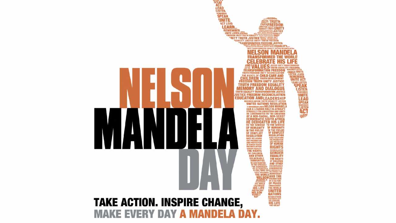 Nelson Mandela Day. Take Action, Inspire Change