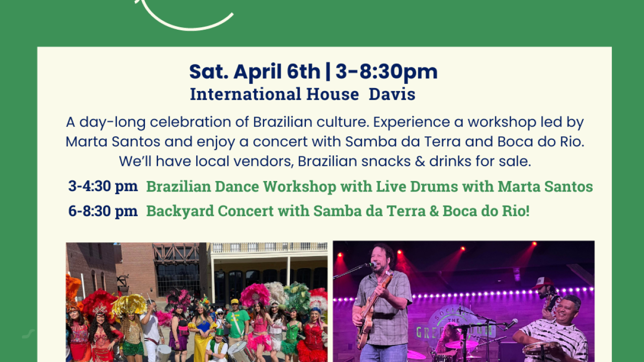 Poster for the Celebration of Brazilian Diaspora at I-House