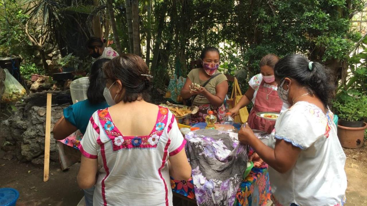 Women in an under-resourced section of the Mexican city of Mérida formed a cooperative kitchen in response to the economic hardships of the COVID-19 pandemic. They call themselves Las Zarigüeyas, or “the opossums.” Their aim: Feed their children and keep them in school.