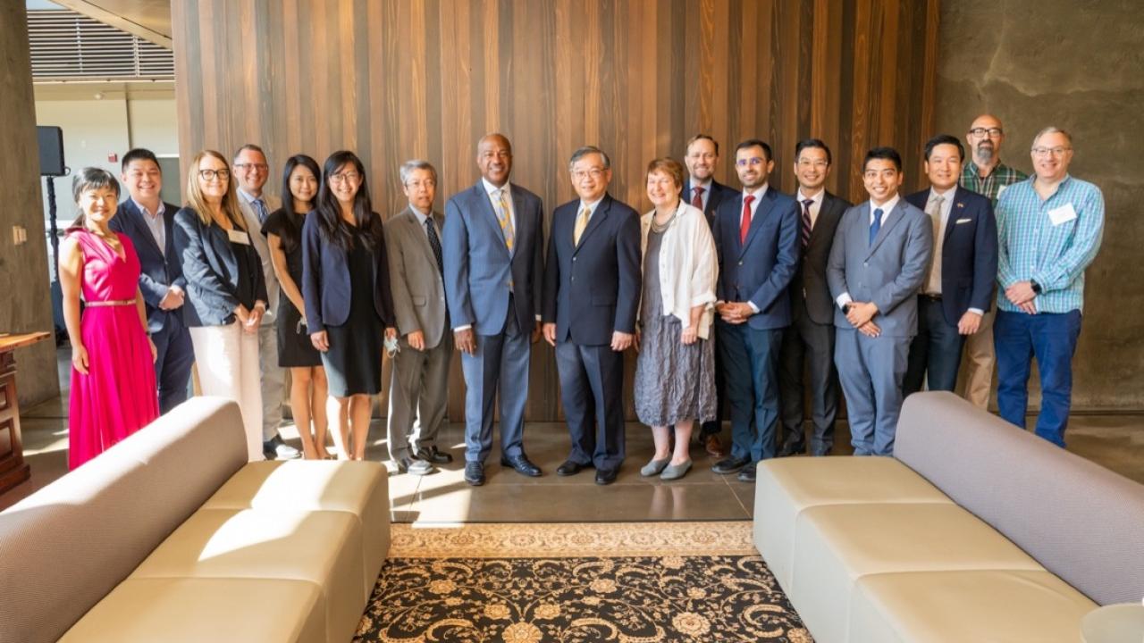 Delegation from Singapore and UC Davis leadership