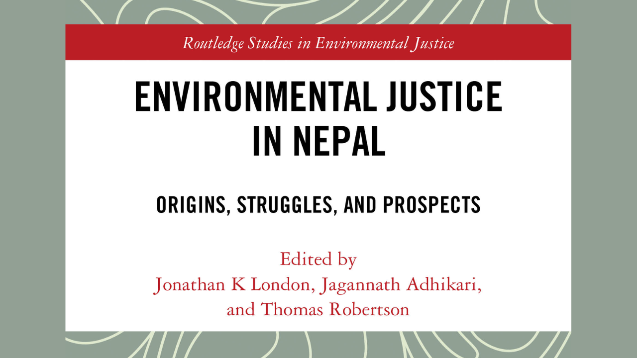 Environmental Justice in Nepal book cover.