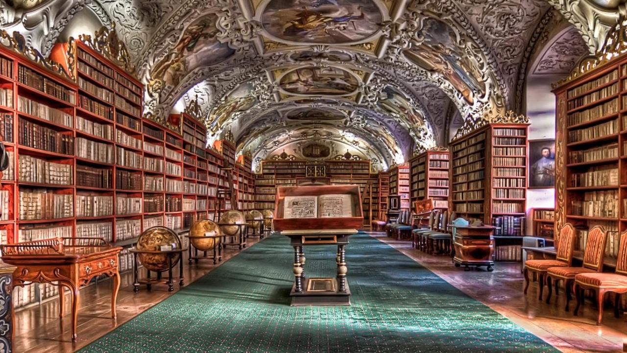 Teaser image, library in Prague