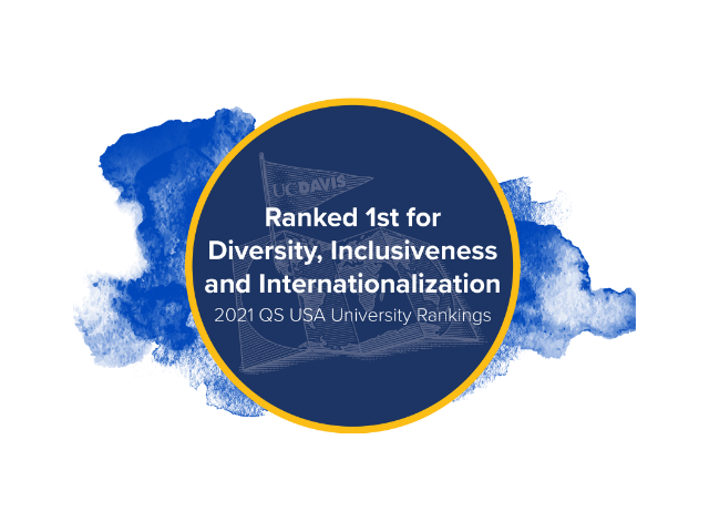 1st for Diversity and Internationalization with a blue watercolor