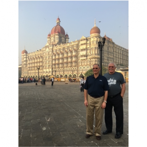 Hexter and Kollmeier at the Taj Mahal Palace and Tower