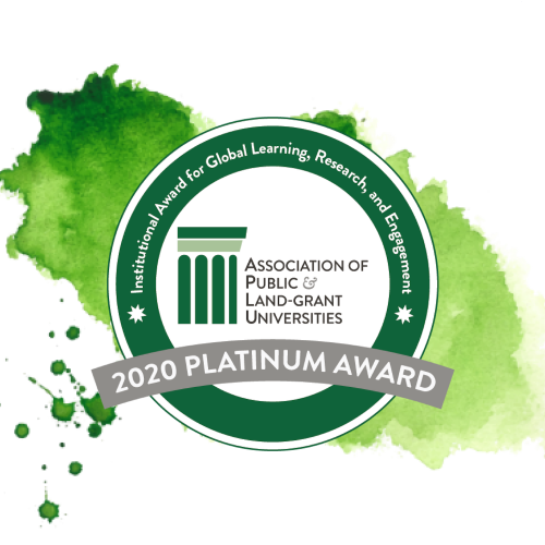 APLU Platinum Award for Global Learning, Research and Engagement 2020