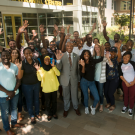Mandela Fellows and Chancellor May