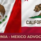 Mexico California Symposium graphic with flags 