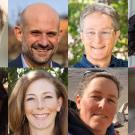 Grid of eight headshots of UC Davis faculty members