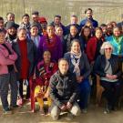  Group photo after a two-day poultry care workshop outside of Kathmandu, Nepal.