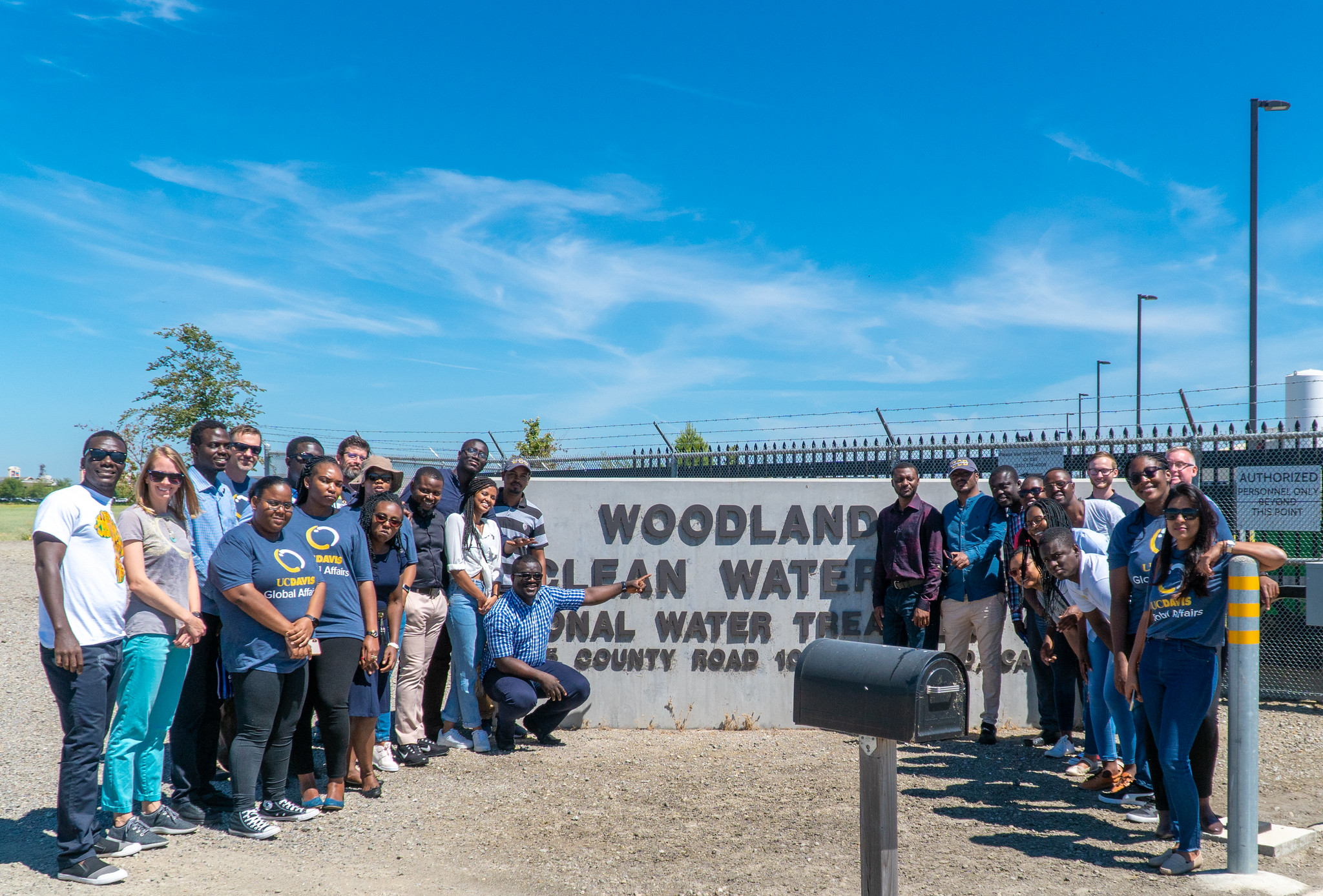Fellows at site visit
