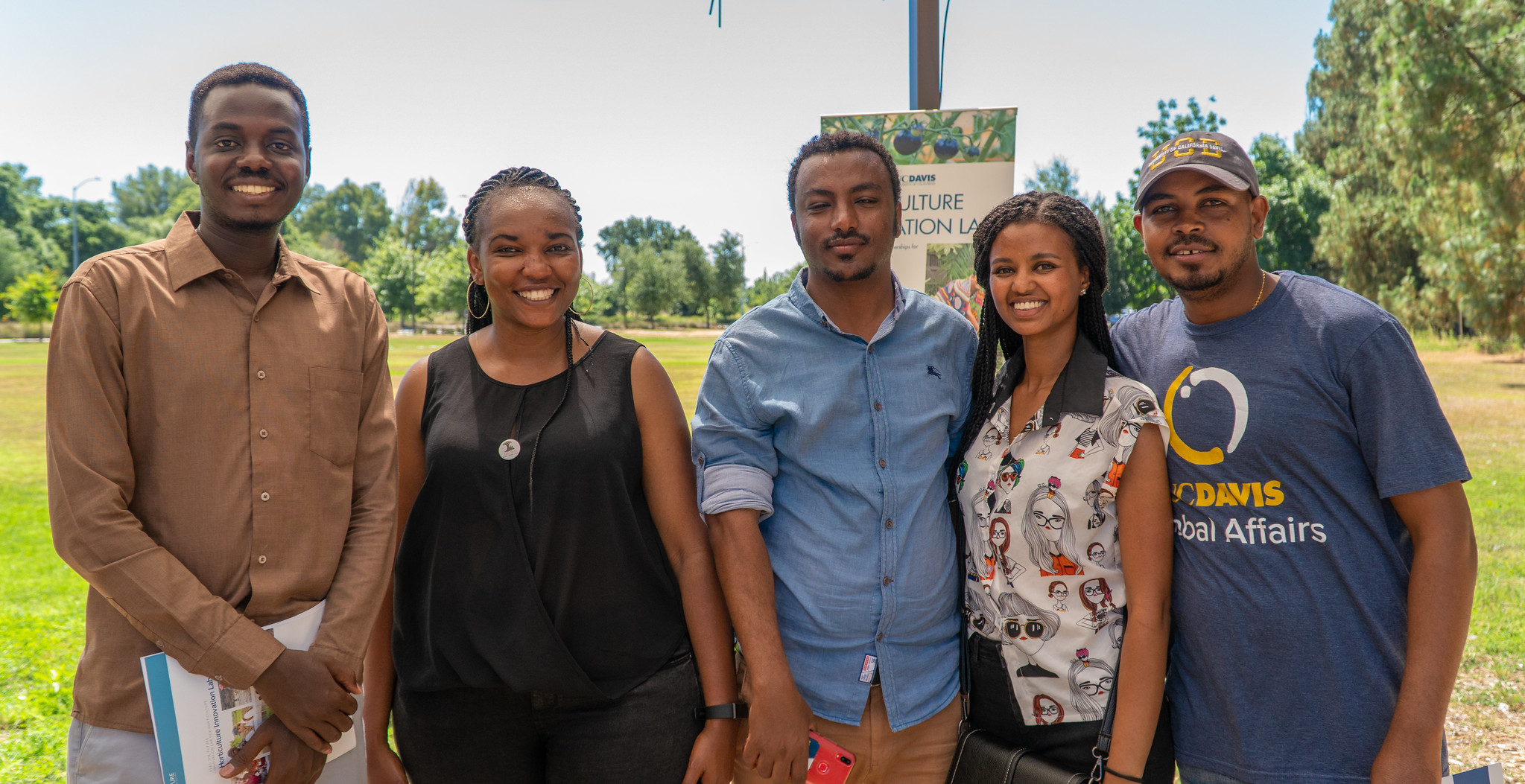 Mandela Fellows at site visit