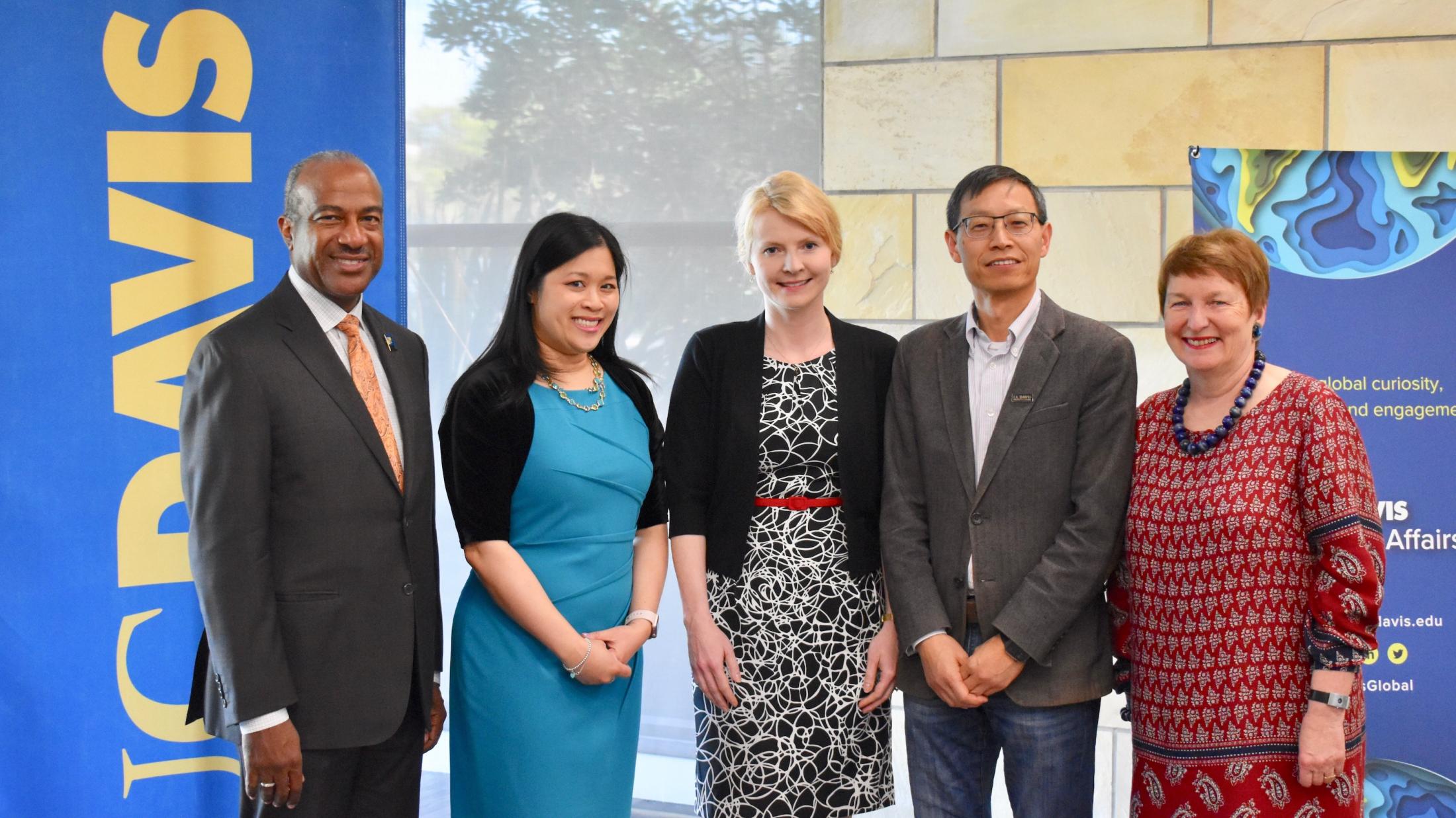 Chancellor's awardees with leadership
