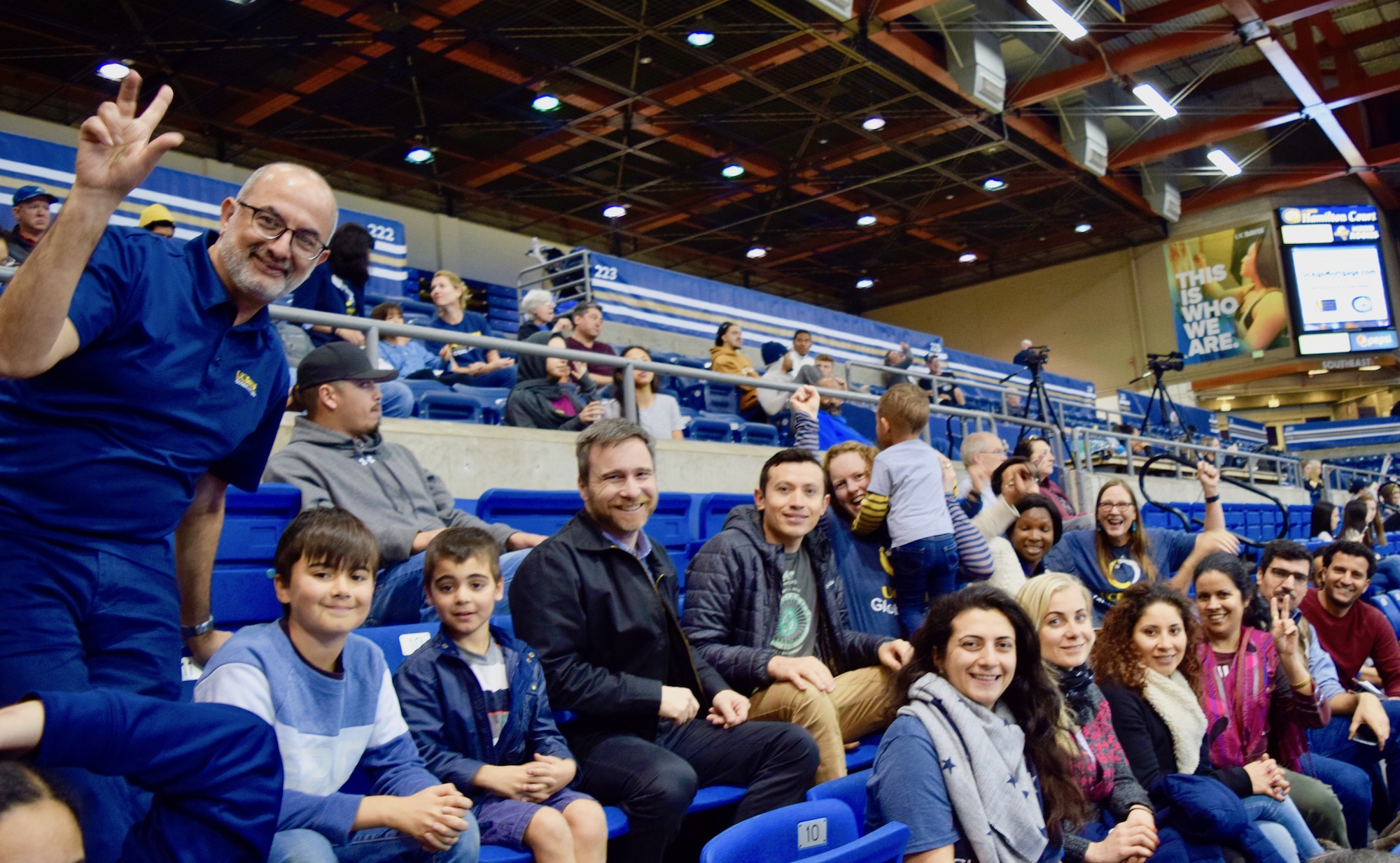 Humphrey Fellows at Basketball Game