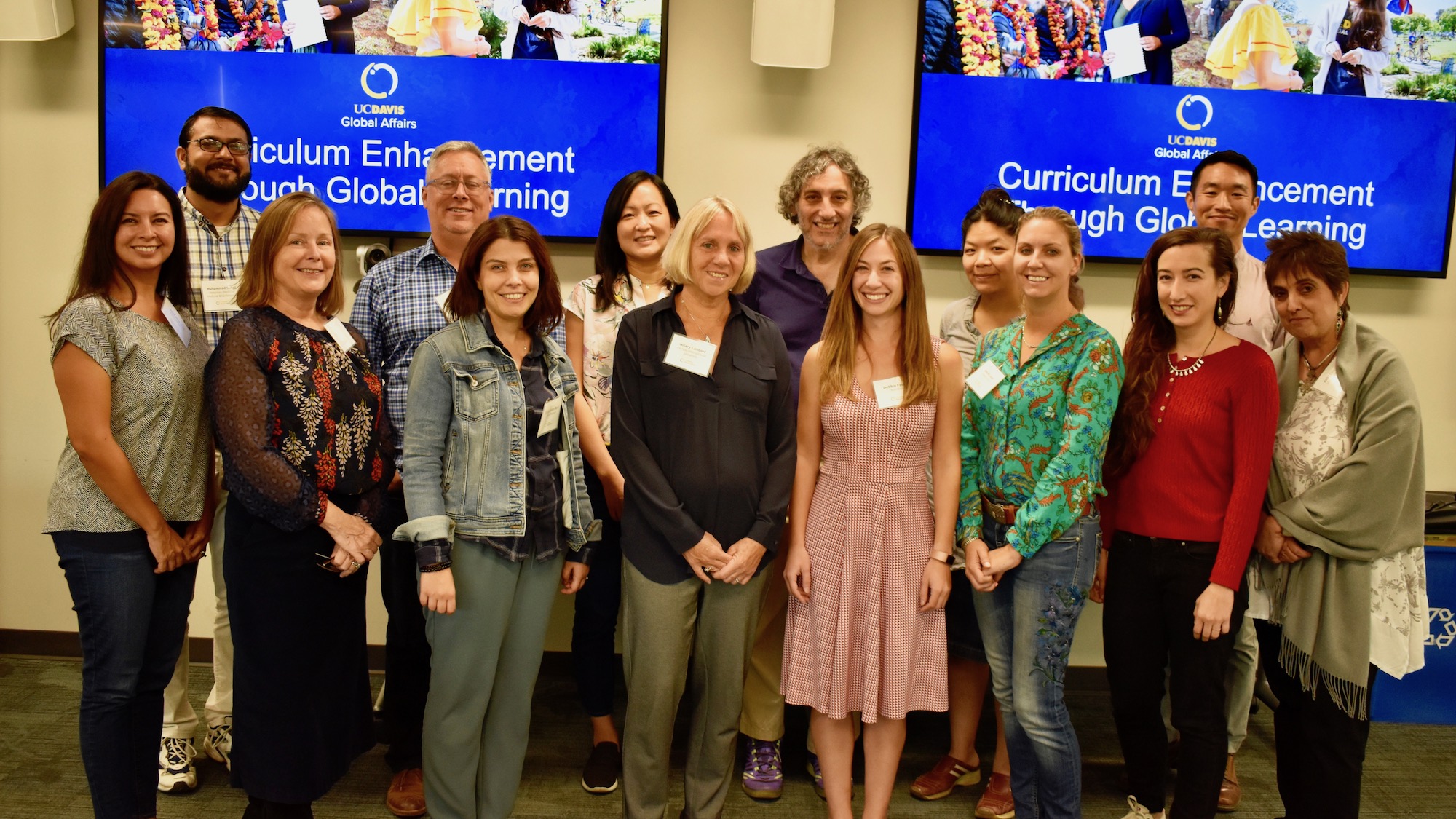 Faculty at curriculum enhancement workshop