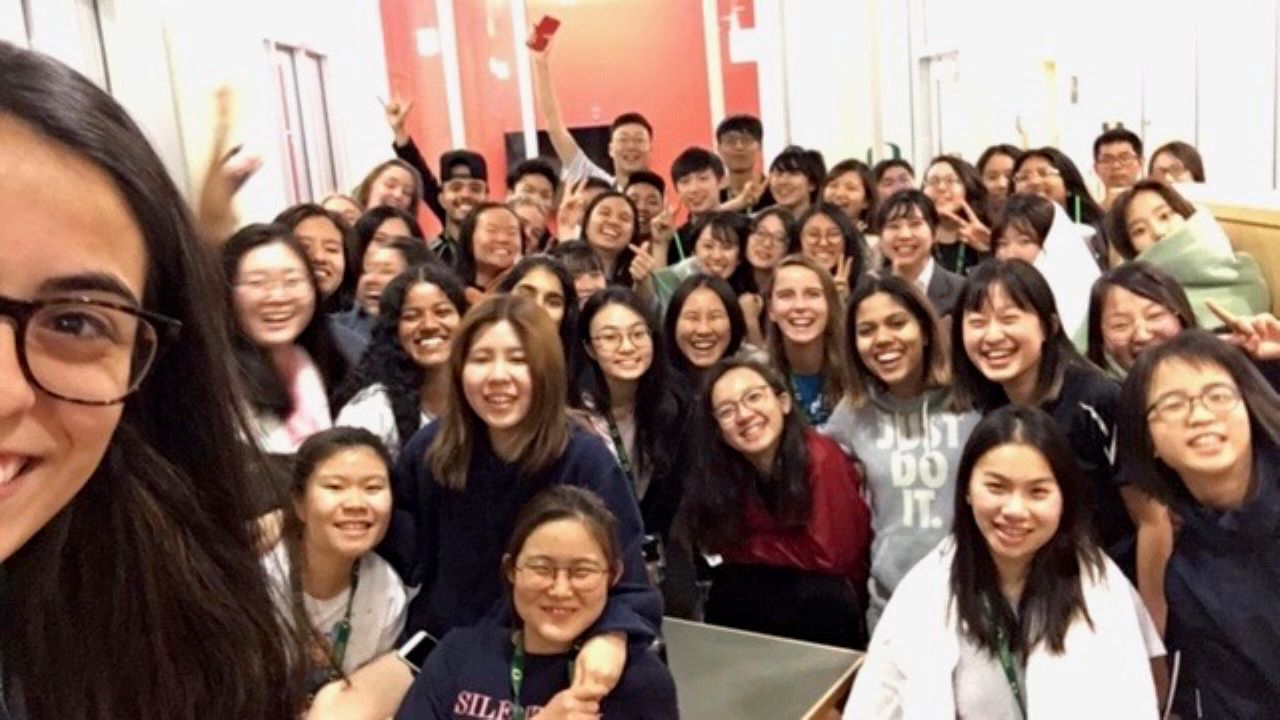 A selfie during a late-night fire alarm that brought everyone together—and captured the collective positivity of APRU ULP students.