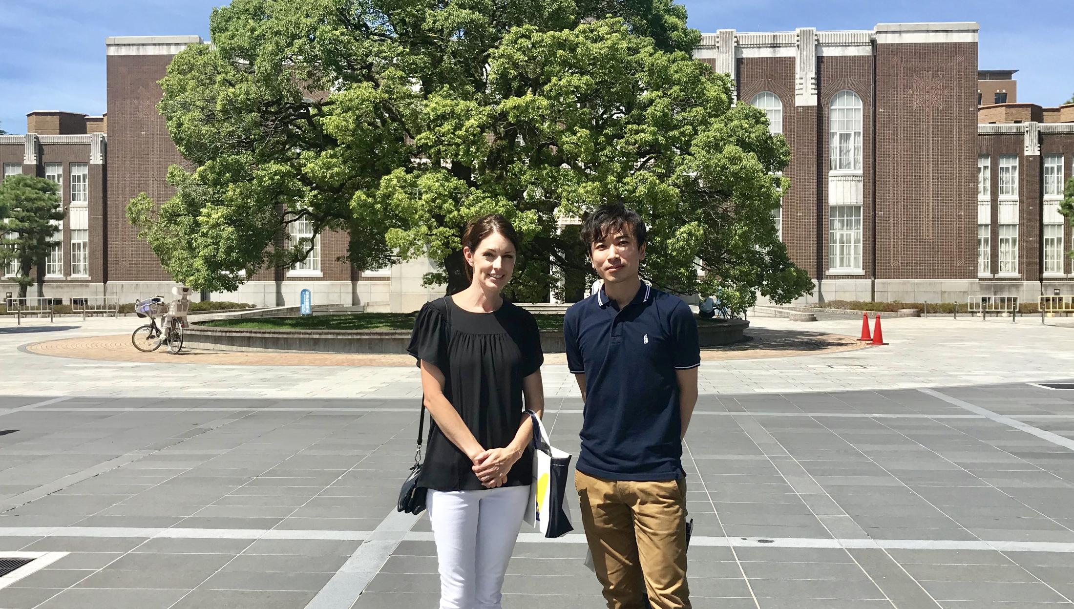 Aspen Felt and Satoshi Kubo in Japan