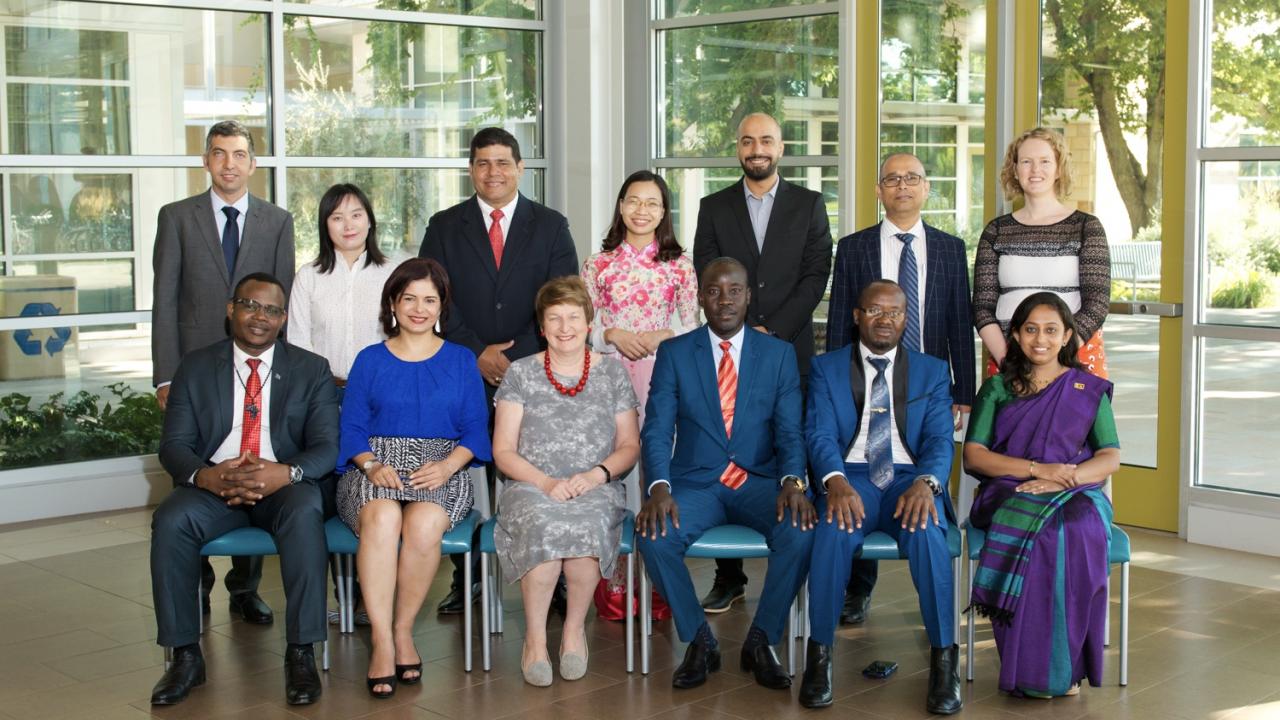 Humphrey Fellows on campus