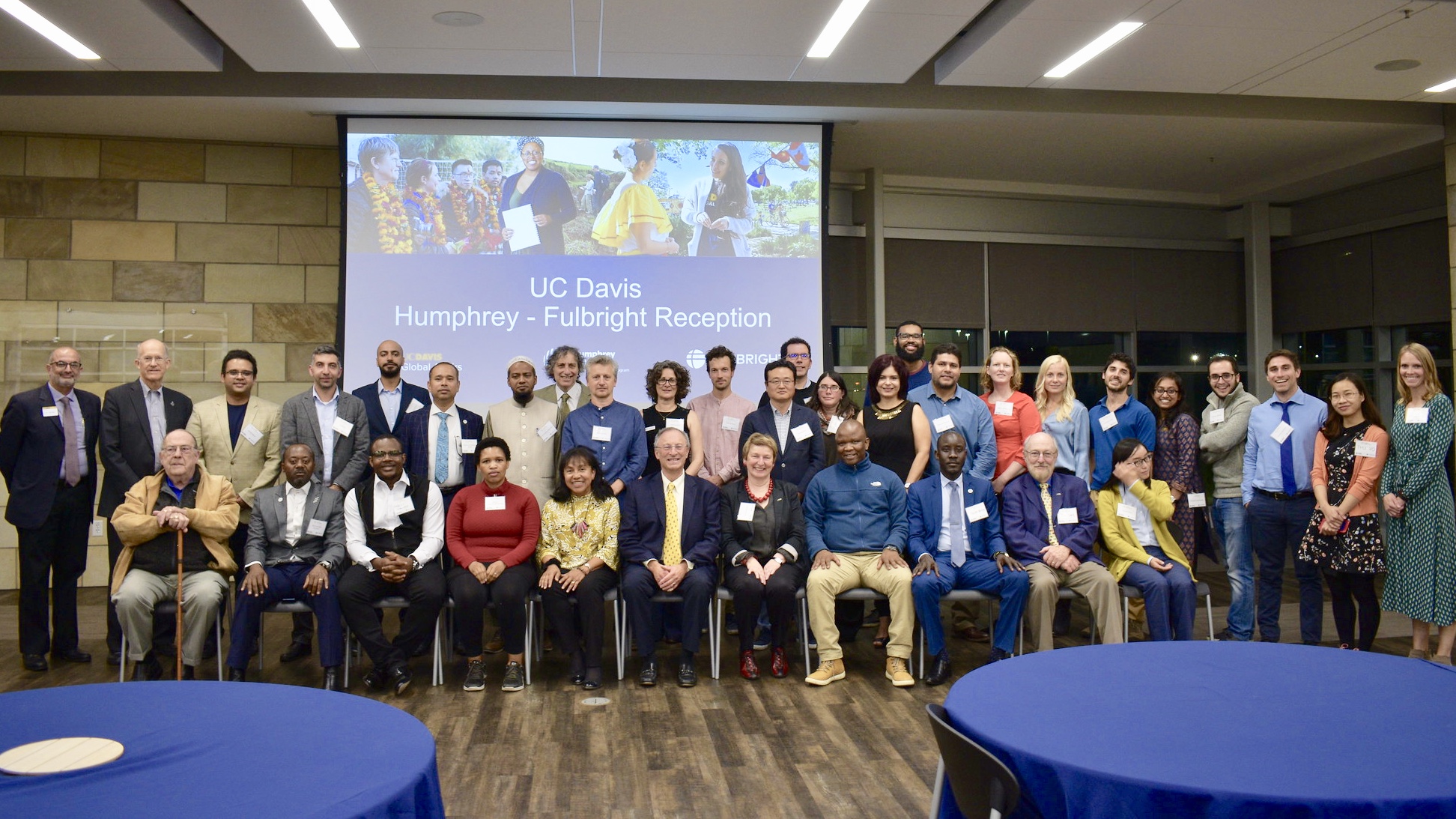 2019 Humphrey - Fulbright Reception group photo
