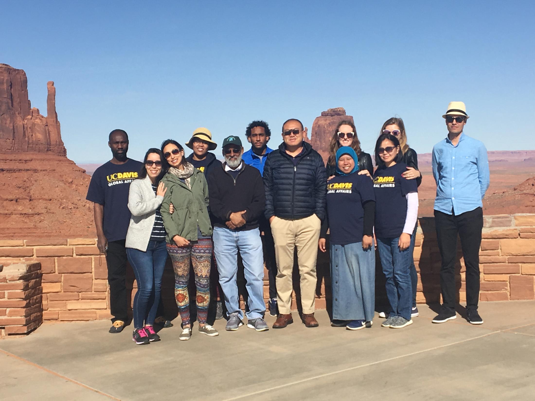 UC Davis Humphrey Fellows at Grand Canyon