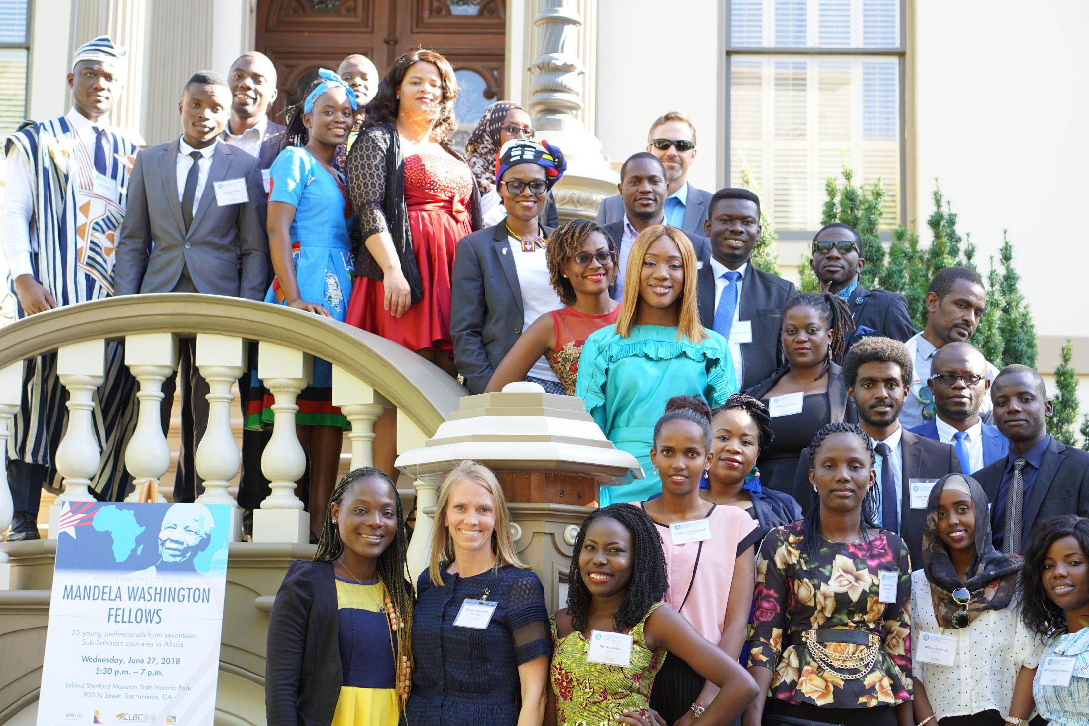 2018 Mandela Fellows at State Historic Park